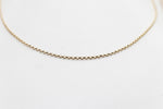 9ct Gold Oval Belcher Chain 45cm