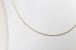 9ct Gold Oval Belcher Chain 45cm