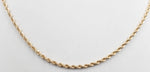 9ct Gold Italian Rope Chain 60HVC091