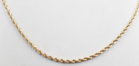 9ct Gold Italian Rope Chain 60HVC091