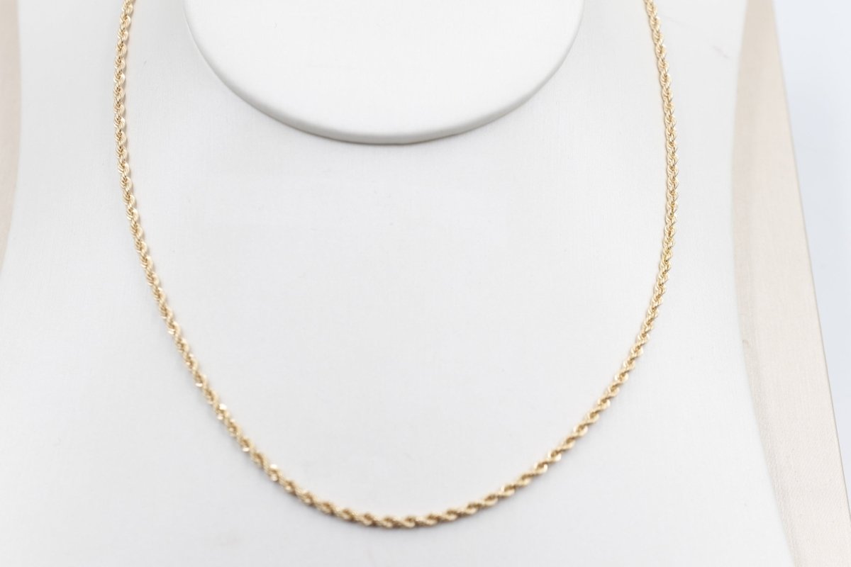 9ct Gold Italian Rope Chain 60HVC091