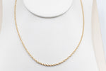 9ct Gold Italian Rope Chain 60HVC091