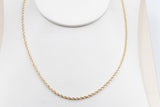 9ct Gold Italian Rope Chain 60HVC091