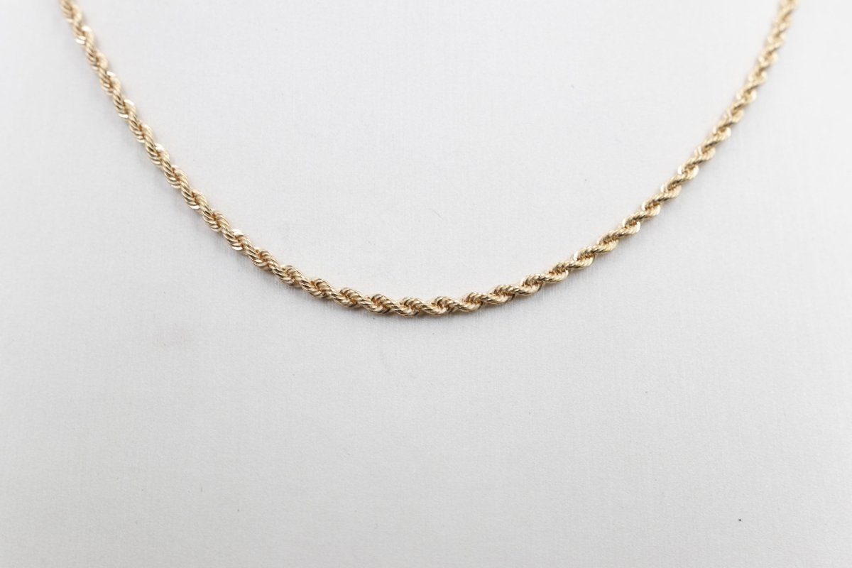 9ct Gold Italian Rope Chain 60HVC091