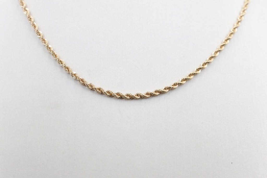 Italian Rope Chain Types 9ct Gold Italian Rope Chain 60HVC091 – Stonex Jewellers