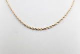 9ct Gold Italian Rope Chain 60HVC091