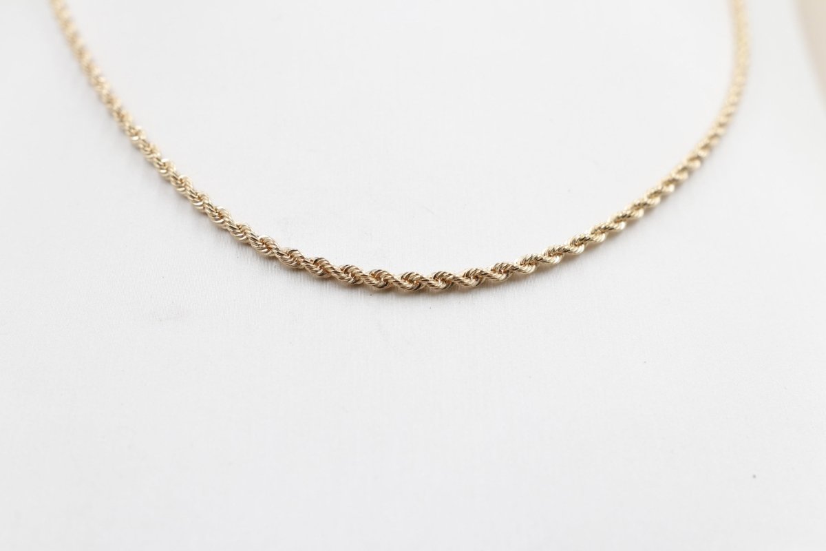 9ct Gold Italian Rope Chain 60HVC091