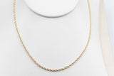 9ct Gold Italian Rope Chain 60HVC091
