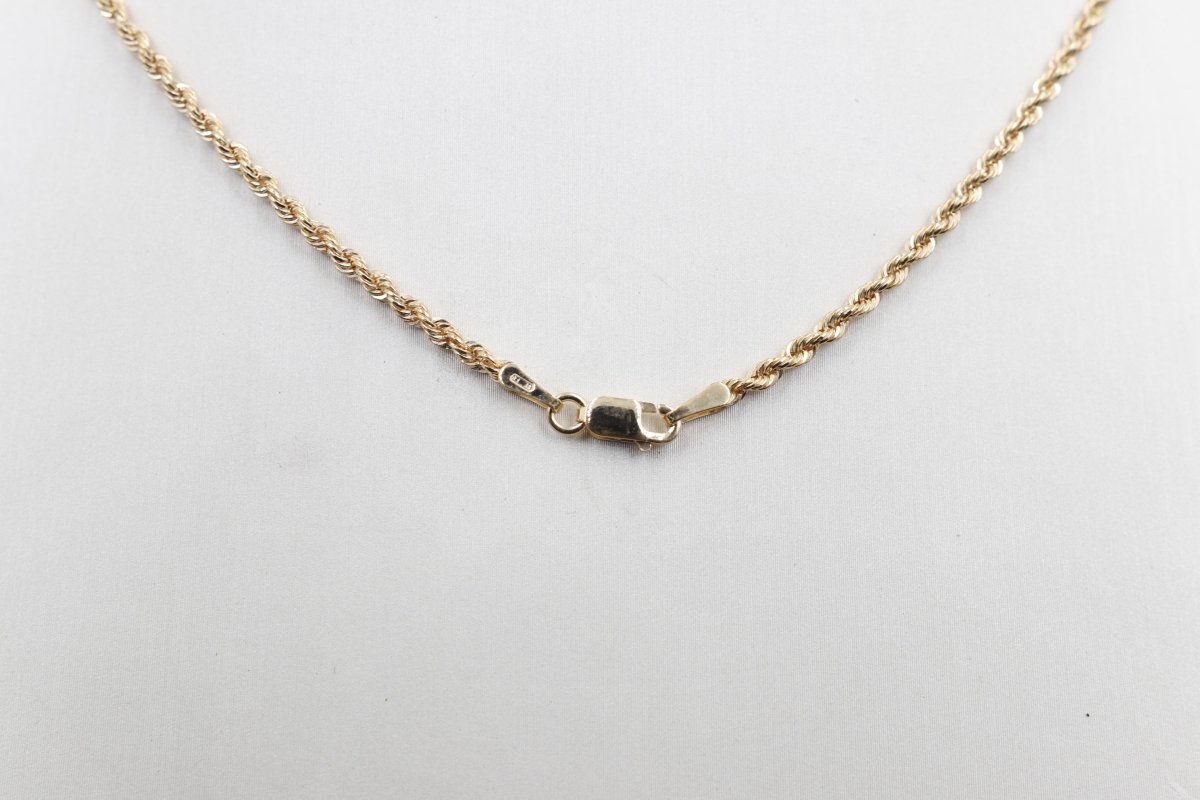 9ct Gold Italian Rope Chain 60HVC091