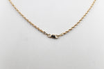 9ct Gold Italian Rope Chain 60HVC091