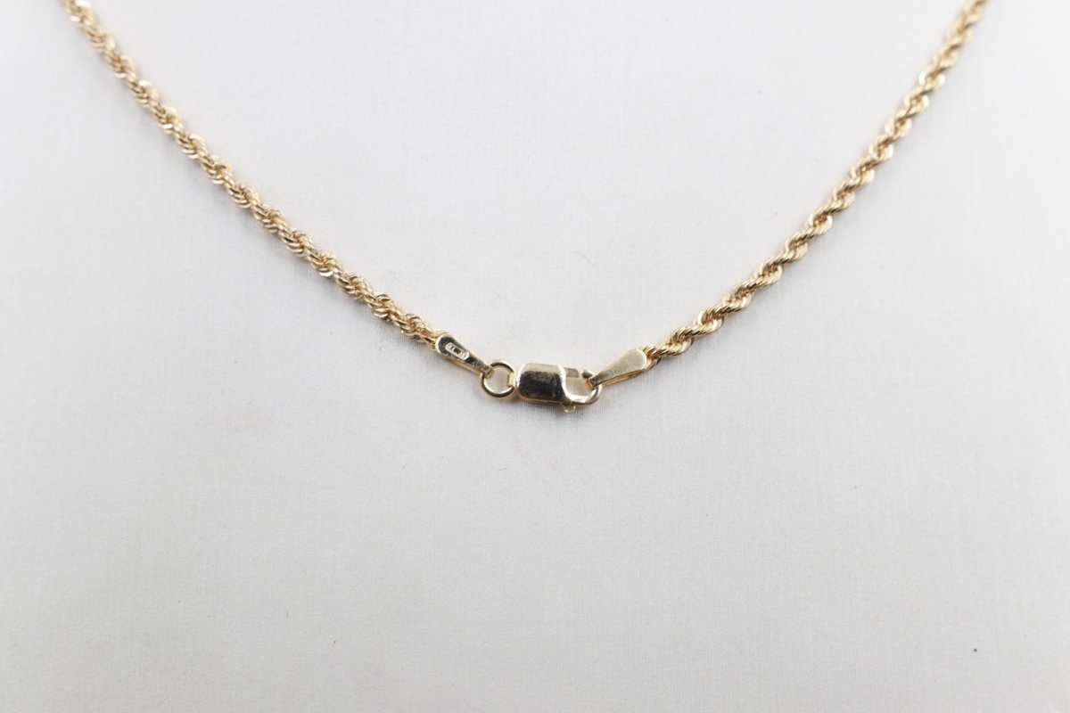 9ct Gold Italian Rope Chain 60HVC091
