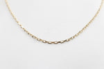 9ct Gold Diamond Cut Belcher Chain 60cm