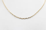 9ct Gold Diamond Cut Belcher Chain 60cm