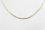 9ct Gold Diamond Cut Belcher Chain 60cm
