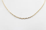 9ct Gold Diamond Cut Belcher Chain 60cm