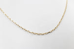 9ct Gold Diamond Cut Belcher Chain 60cm