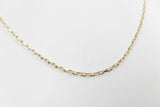 9ct Gold Diamond Cut Belcher Chain 60cm
