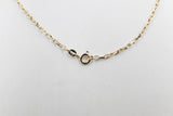 9ct Gold Diamond Cut Belcher Chain 60cm