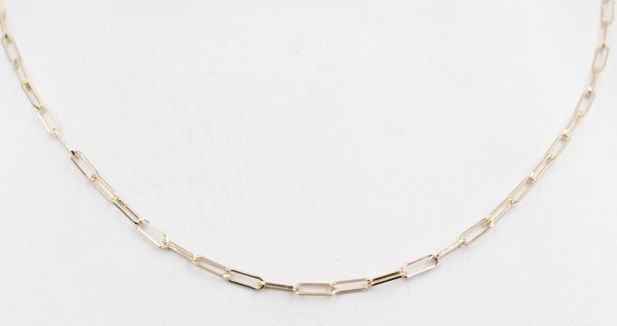 9ct Gold Paperclip Chain 045KR012/4