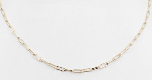 9ct Gold Paperclip Chain 045KR012/4