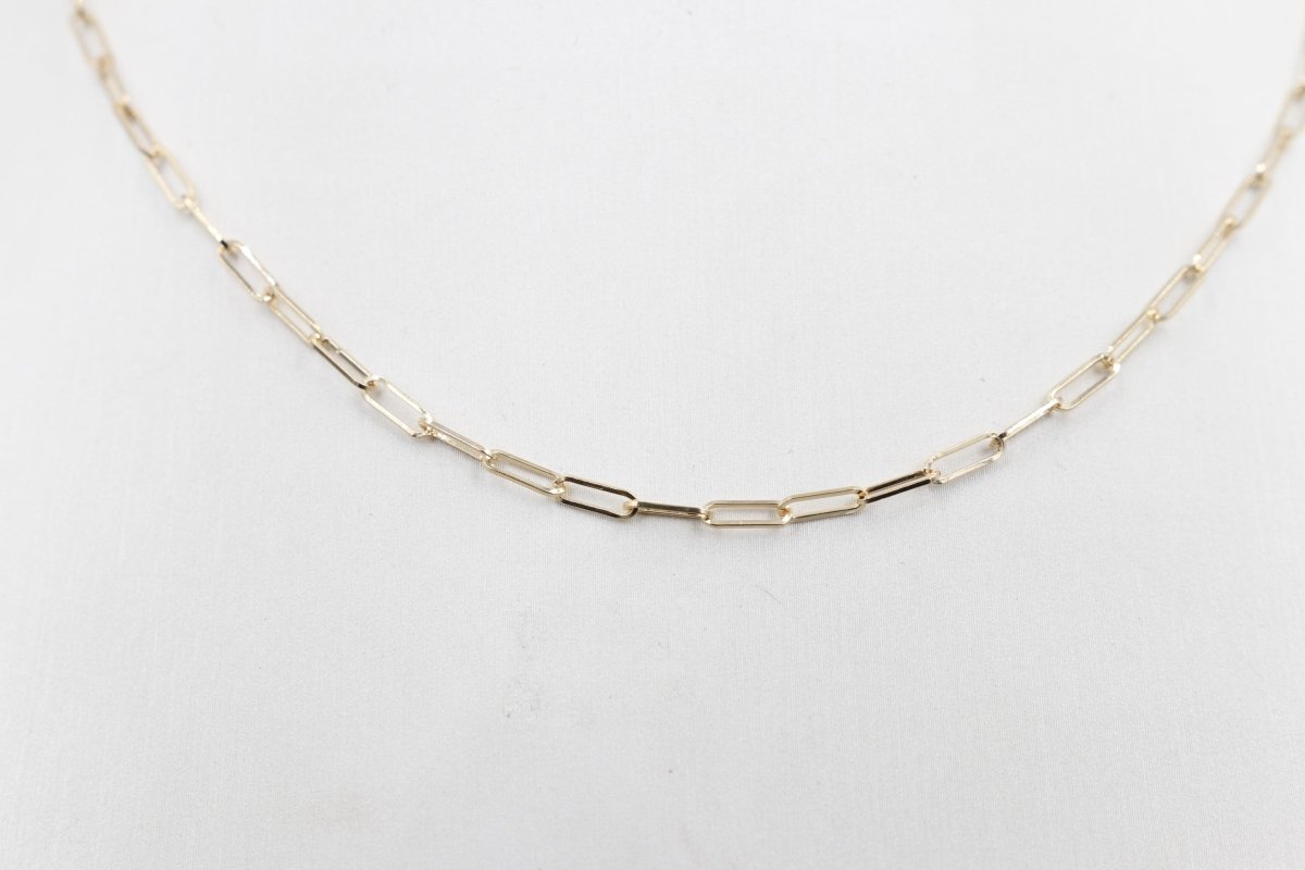 9ct Gold Paperclip Chain 045KR012/4