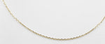 9ct Gold Fine Diamond Cut Chain 45cm