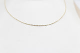 9ct Gold Fine Diamond Cut Chain 45cm