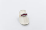 9ct Gold Ruby & Diamond Dress ring