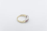 9ct Gold Ruby & Diamond Dress ring