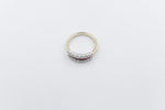 9ct Gold Ruby & Diamond Dress ring