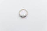 9ct Gold Ruby & Diamond Dress ring
