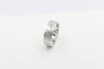 Stg Silver Band with Maori design 7mm FR5250S