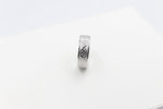 Stg Silver Band with Maori design 7mm FR5250S