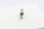 Stg Silver Band with Maori design 9mm HD5258S