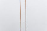 9ct Rose Gold Curb Link Chain 55cm