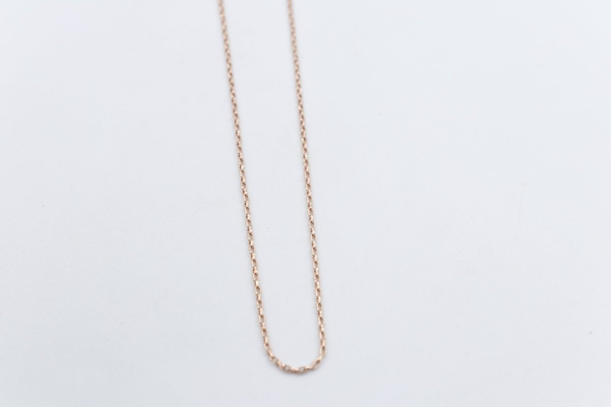 9ct Rose Gold Belcher Link Chain 45cm