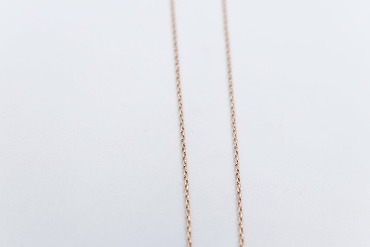 9ct Rose Gold Belcher Link Chain 45cm