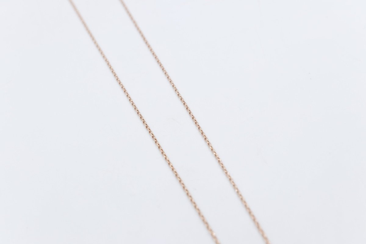9ct Rose Gold Belcher Link Chain 45cm