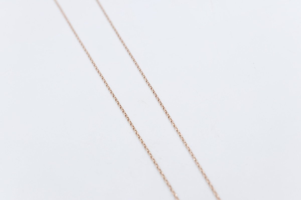 9ct Rose Gold Belcher Link Chain 45cm