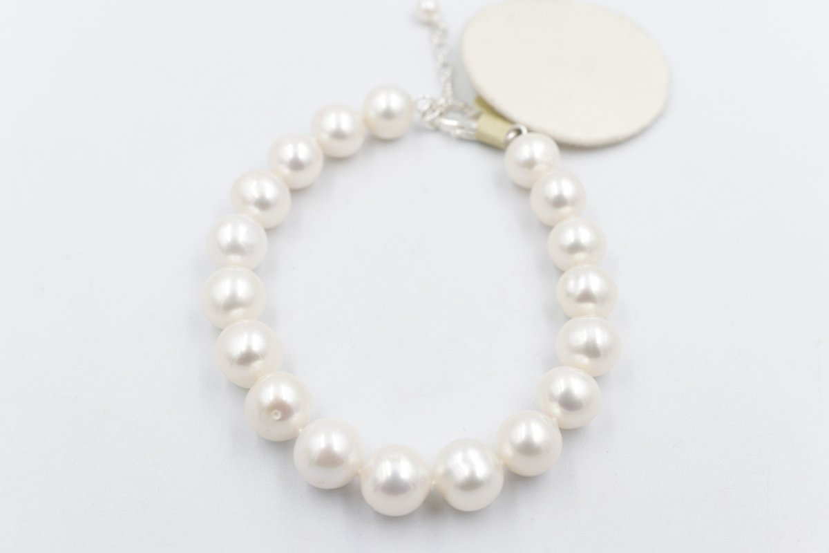 Fresh water Pearl Bracelet with stg Clasps