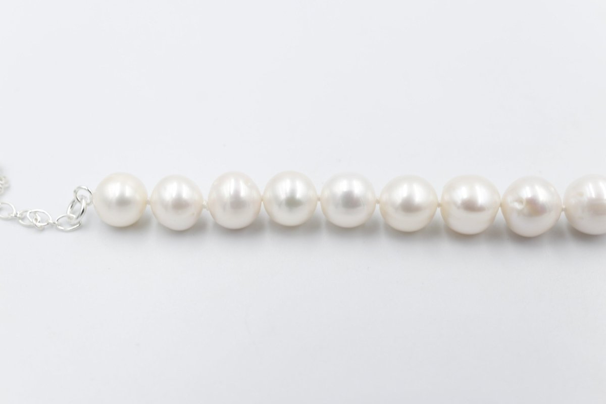 Fresh water Pearl Bracelet with stg Clasps