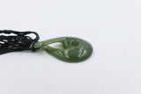 New Zealand Greenstone Koru twist