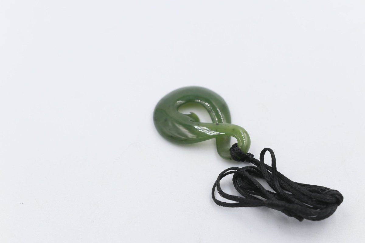 New Zealand Greenstone Koru twist