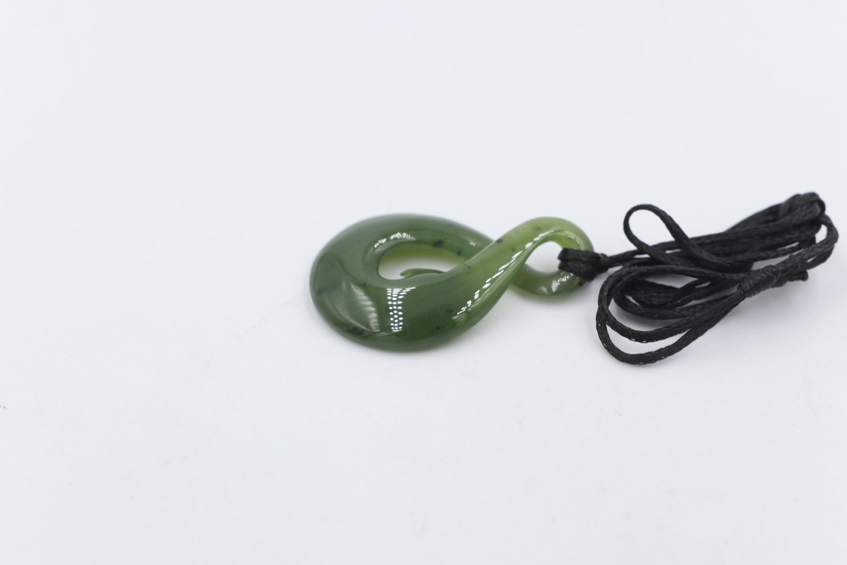 New Zealand Greenstone Koru twist