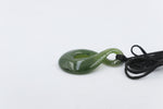 New Zealand Greenstone Koru twist