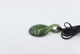 New Zealand Greenstone Koru twist