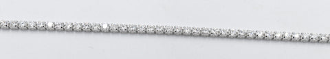 10K White Gold Tennis Bracelet with Lab Diamonds 2.25ct