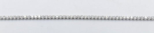 10K White Gold Tennis Bracelet with Lab Diamonds 1.75ct