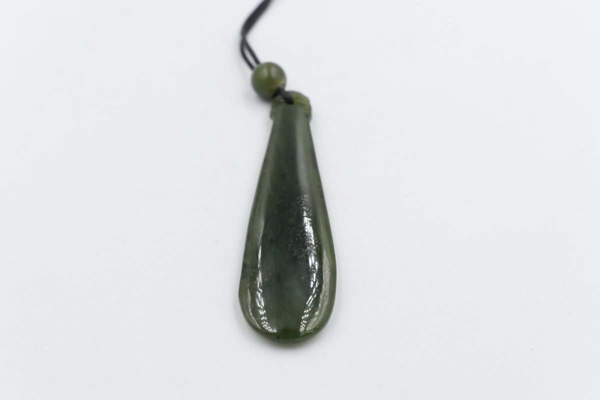 New Zealand Greenstone  Polished Mere 80mm