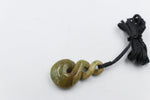 New Zealand Flower Greenstone Double Twist